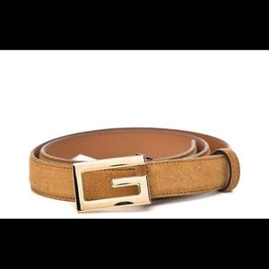 GUCCI Suede ICARO G-Cube Belt *Rare*